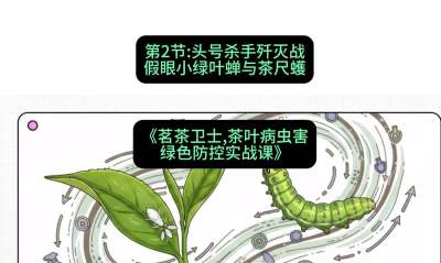 第02节：头号杀手歼灭战&mdash;&mdash;假眼小绿叶蝉与茶尺蠖，课程：《茗茶卫士&mdash;&mdash;茶叶病虫害绿色防控实战课》#识农AI