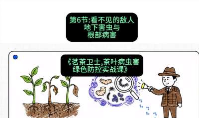第06节：看不见的敌人&mdash;&mdash;地下害虫与根部病害，课程：《茗茶卫士&mdash;&mdash;茶叶病虫害绿色防控实战课》#识农AI